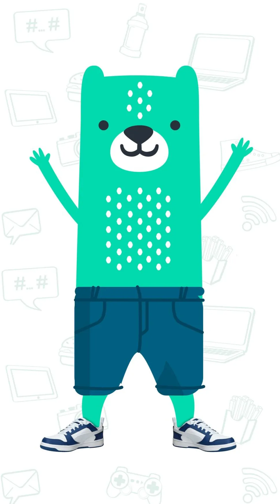 Puma Rebound V6 Low JR Sneakers Blauw Jongens