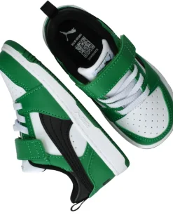 Puma Rebound V6 Low Sneakers Groen Jongens