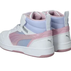 Puma Rebound V8 Mid Blurry PS Sneakers Roze Meisjes