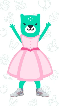 Puma Rebound V8 Mid Blurry PS Sneakers Roze Meisjes