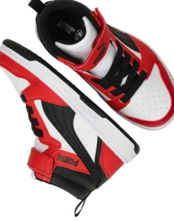 Puma Rebound V6 Mid Sneakers Rood Jongens