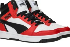 Puma Rebound V6 Mid Sneakers Rood Jongens