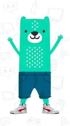 Puma Rebound V6 Mid Sneakers Wit Jongens