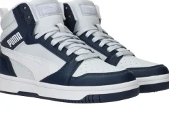 Puma Rebound V6 Mid Sneakers Blauw Jongens
