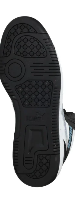 Puma Rebound V6 Mid Space Belle Sneakers Zwart Meisjes