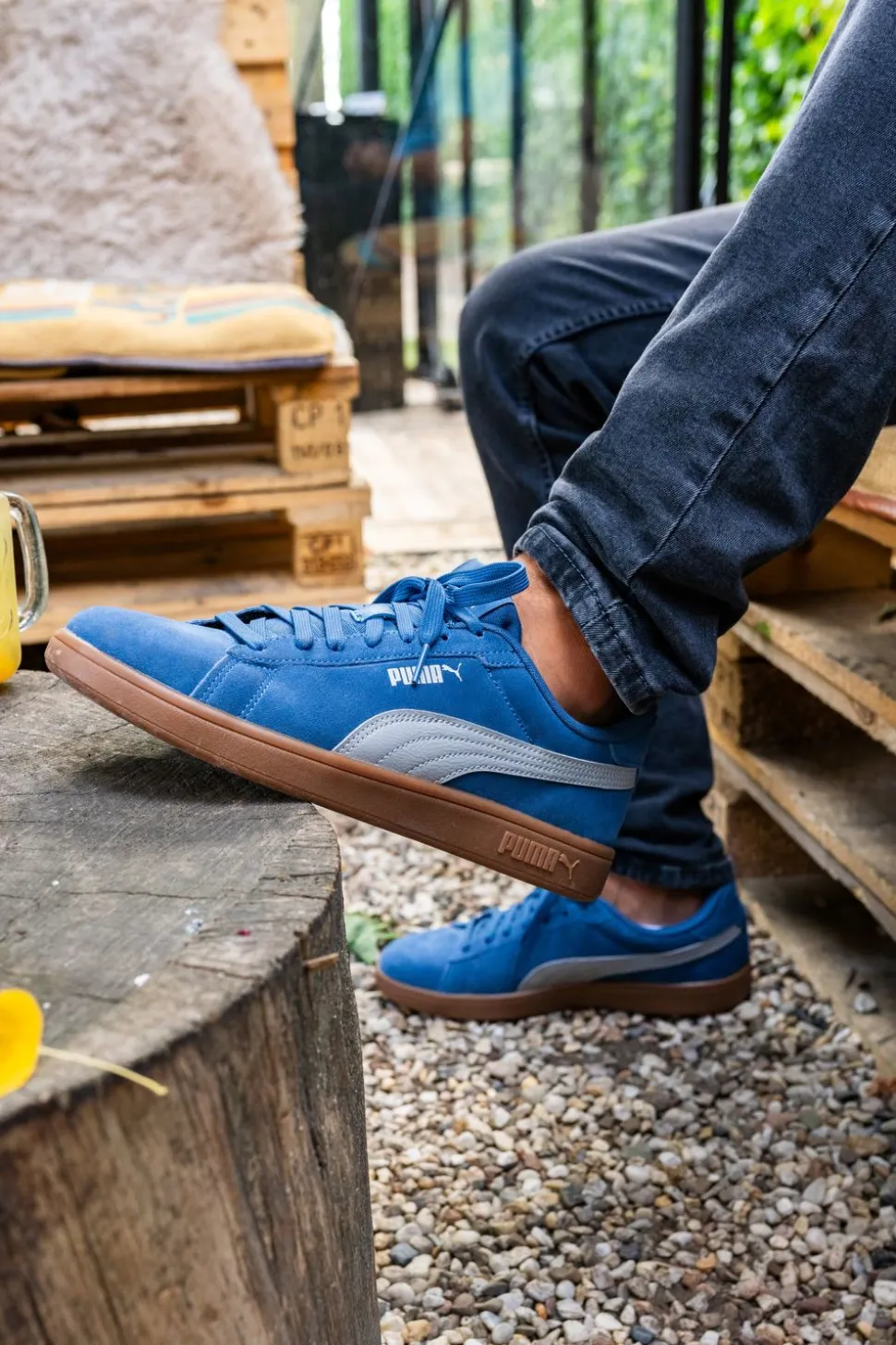 Puma Smash 3.0 Sneakers Blauw Heren