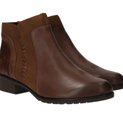 Remonte Enkellaarsjes Bruin Dames