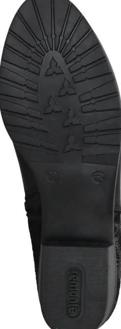 Remonte Enkellaarsjes Zwart Dames