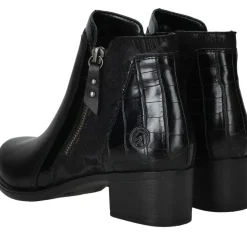 Remonte Enkellaarsjes Zwart Dames