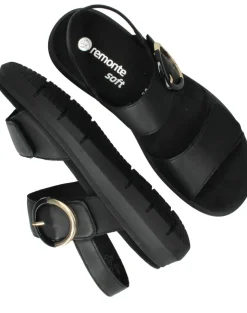 Remonte Sandalen Zwart Dames