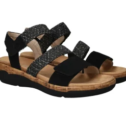Remonte Sandalen Zwart Dames