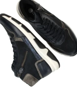 Remonte Veterboots Blauw Dames