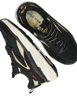 Replay Christal JR 6 Sneakers Zwart Meisjes