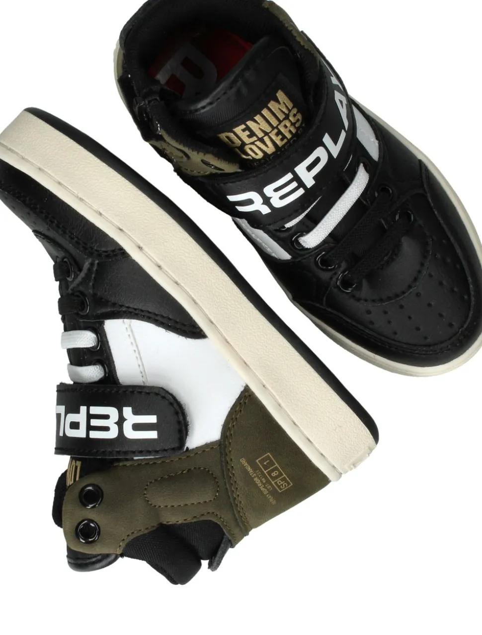 Replay Cobra kid 4 Sneakers Zwart Jongens