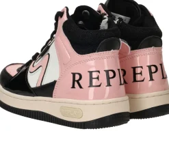 Replay Epic Jr MID 7 Sneakers Zwart Meisjes