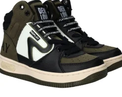 Replay Epic Jr MID 4 Sneakers Groen Jongens