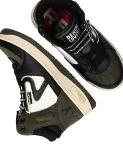 Replay Epic Jr MID 4 Sneakers Groen Jongens