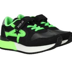 Replay Fiber JR 7 Sneakers Zwart Jongens