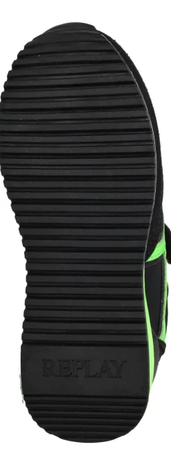 Replay Fiber JR 7 Sneakers Zwart Jongens