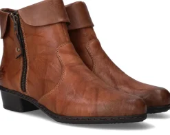 Rieker Enkellaarsjes Cognac Dames