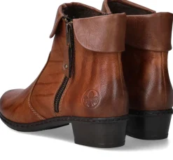 Rieker Enkellaarsjes Cognac Dames