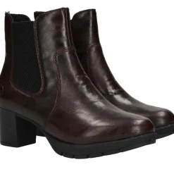 Rieker Enkellaarsjes Rood Dames