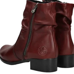 Rieker Enkellaarsjes Rood Dames