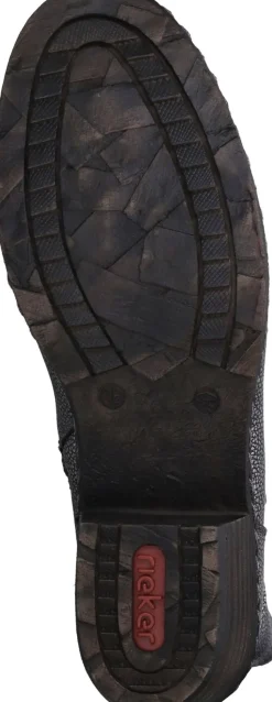 Rieker Enkellaarsjes Zilver Dames