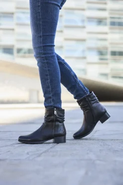 Rieker Enkellaarsjes Zwart Dames