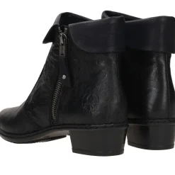 Rieker Enkellaarsjes Zwart Dames