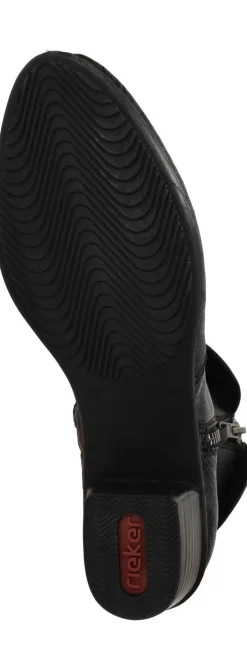 Rieker Enkellaarsjes Zwart Dames