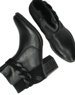 Rieker Enkellaarsjes Zwart Dames