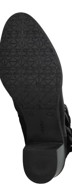 Rieker Enkellaarsjes Zwart Dames