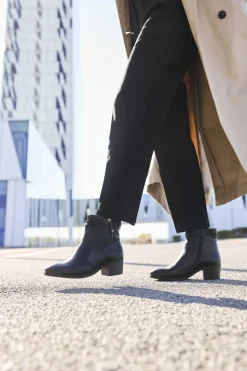 Rieker Enkellaarsjes Zwart Dames