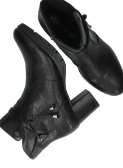 Rieker Enkellaarsjes Zwart Dames