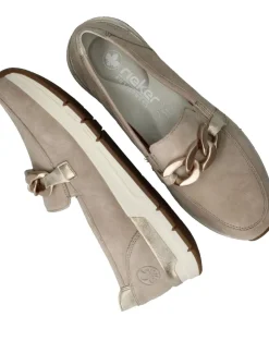 Rieker Instappers Beige Dames