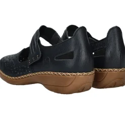 Rieker Instappers Blauw Dames