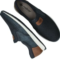 Rieker Instappers Blauw Heren