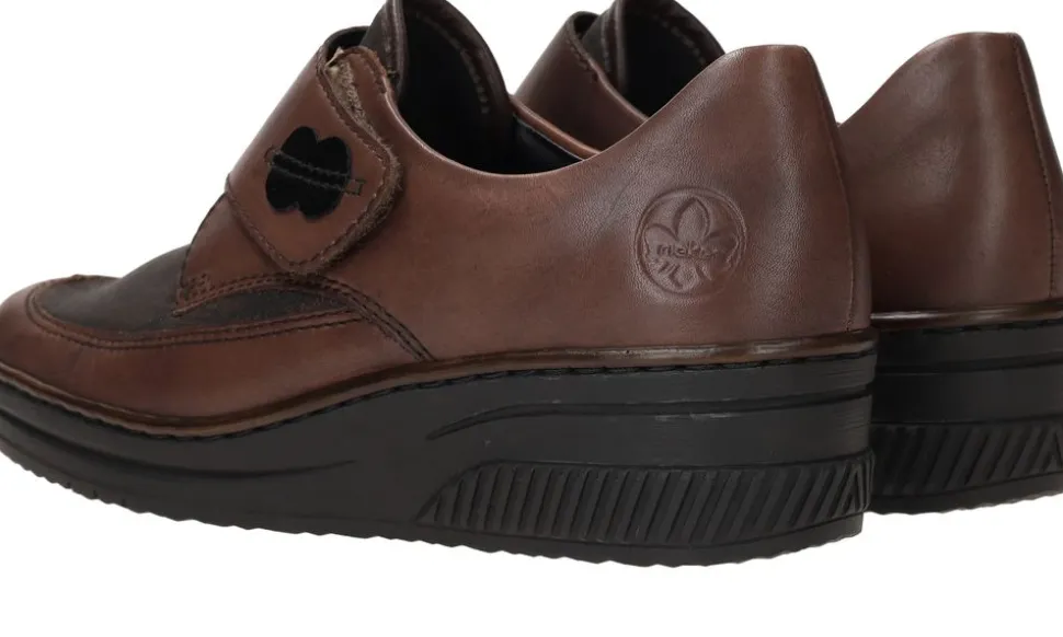 Rieker Instappers Bruin Dames