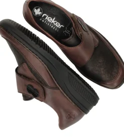 Rieker Instappers Bruin Dames