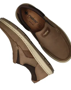 Rieker Instappers Bruin Heren