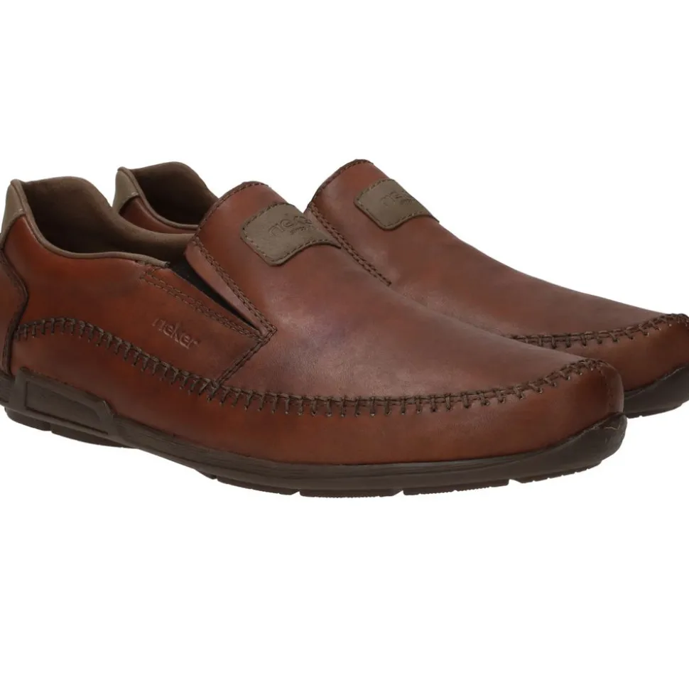 Rieker Instappers Bruin Heren