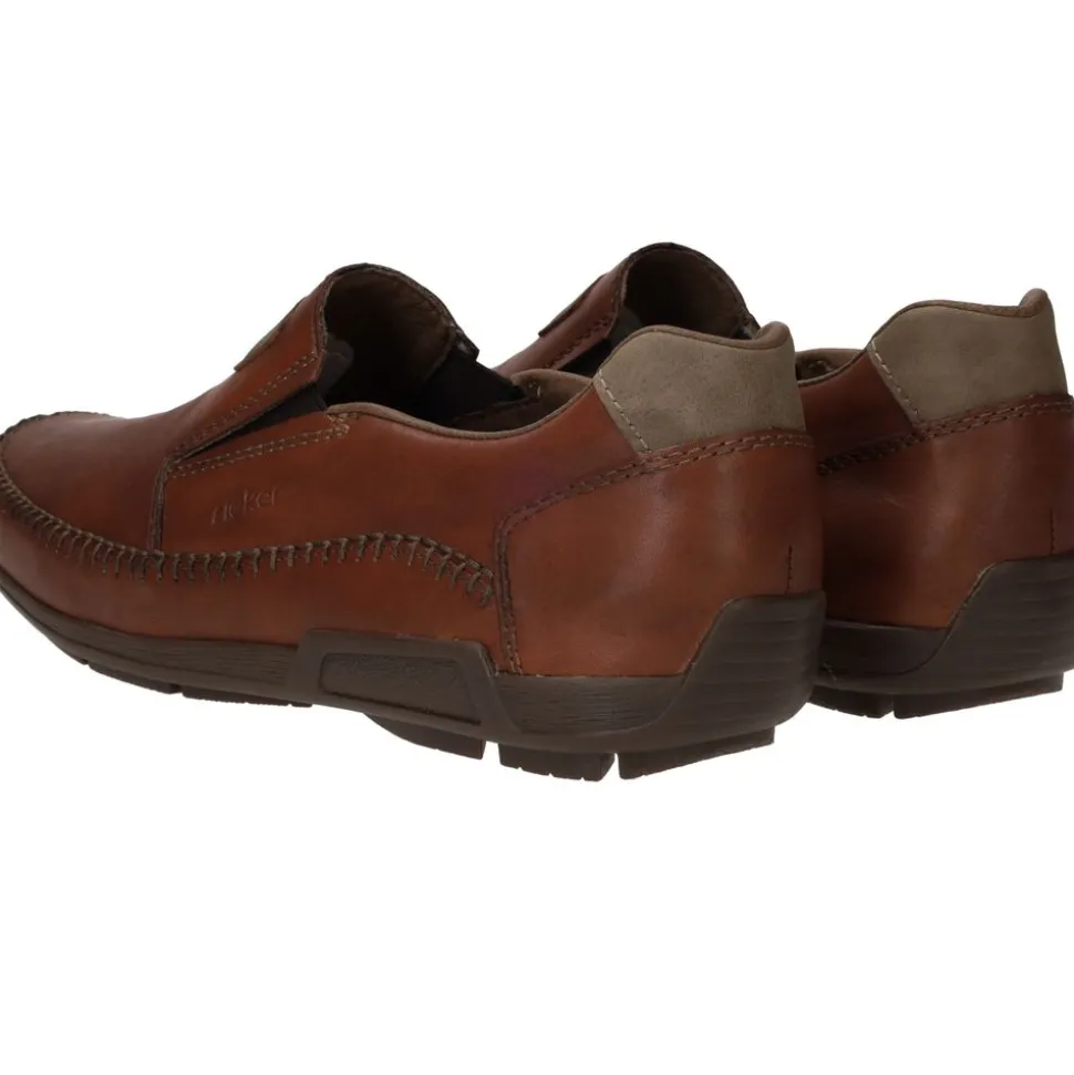 Rieker Instappers Bruin Heren