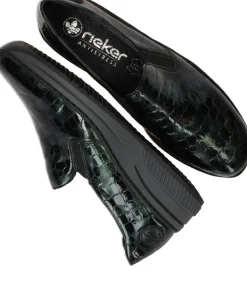 Rieker Instappers Groen Dames