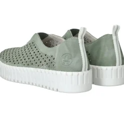 Rieker Instappers Groen Dames