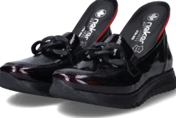 Rieker Instappers Rood Dames