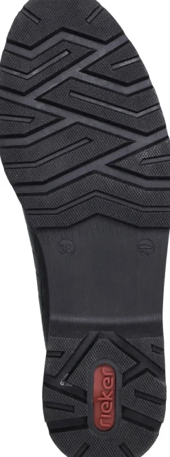 Rieker Instappers Zwart Dames