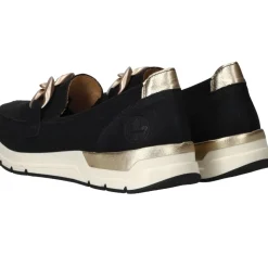 Rieker Instappers Zwart Dames