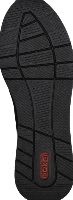 Rieker Instappers Zwart Dames