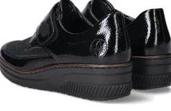 Rieker Instappers Zwart Dames